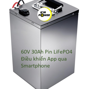 Pin xe Máy điện 60V 30Ah LiFePO4 điều khiển qua App