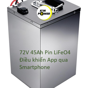 Pin xe Máy điện 72V 45Ah LiFePO4 điều khiển qua App