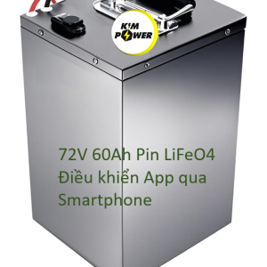 Pin xe Máy điện 72V 60Ah LiFePO4 điều khiển qua App