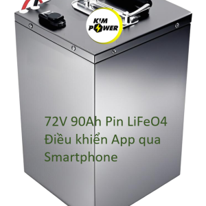 Pin xe Máy điện 72V 90Ah LiFeO4 điều khiển qua App