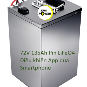 Pin xe Máy điện 72V 135Ah LiFeO4 điều khiển qua App