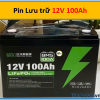 Pin Lưu trữ 12V 100Ah Biwo công nghệ LiFePO4