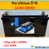 Pin Lithium Ô Tô 12.8V 105Ah dòng khởi động 400A
