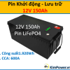 Pin Lithium Ô Tô 12.8V 150Ah dòng khởi động 600A