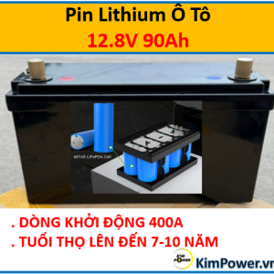 Pin Lithium Ô Tô 12.8V 90Ah dòng khởi động 400A